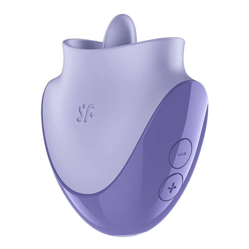 SATISFYER - TONGUE DANCER ESTIMULADOR CLITORIANO COM VIBRAÇÃO E PULSAÇÕES LILÁS-0