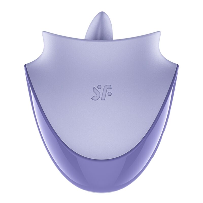 SATISFYER - TONGUE DANCER ESTIMULADOR CLITORIANO COM VIBRAÇÃO E PULSAÇÕES LILÁS-1
