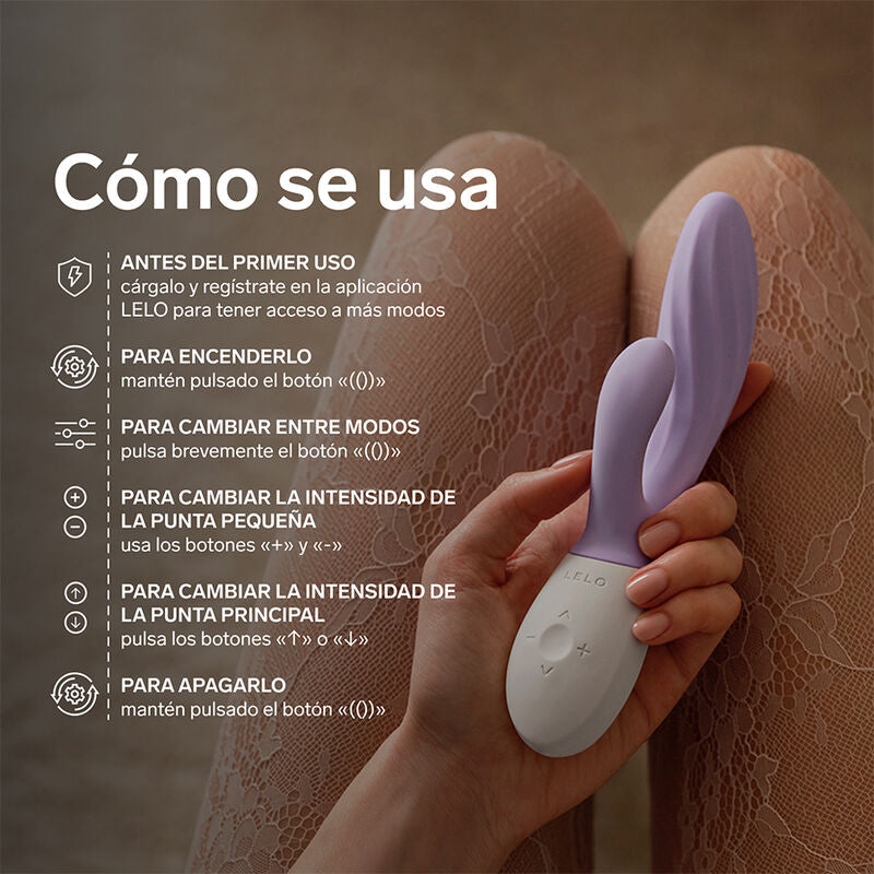 LELO - INA TWIST VIBRADOR DUPLO COELHO PARA PONTO G E CLITÓRIS LAVANDA-7
