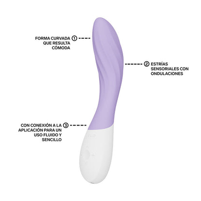LELO - MONA TWIST VIBRADOR DE PONTO G RECARREGÁVEL COM CONTROLE POR APLICATIVO LAVANDA-2