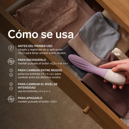 LELO - MONA TWIST VIBRADOR DE PONTO G RECARREGÁVEL COM CONTROLE POR APLICATIVO LAVANDA-6