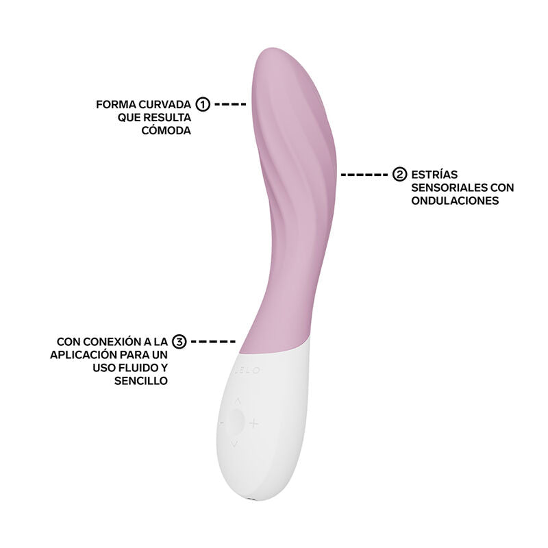 LELO - MONA TWIST VIBRADOR DE PONTO G RECARREGÁVEL COM CONTROLE POR APLICATIVO LAVANDA-2