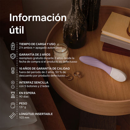 LELO - MONA TWIST VIBRADOR DE PONTO G RECARREGÁVEL COM CONTROLE POR APLICATIVO LAVANDA-5