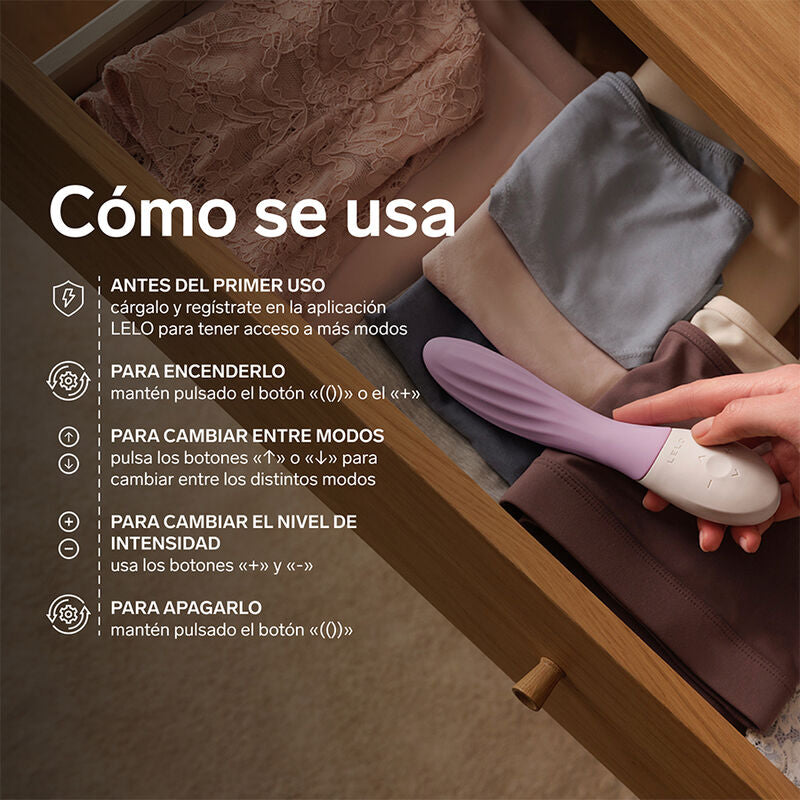 LELO - MONA TWIST VIBRADOR DE PONTO G RECARREGÁVEL COM CONTROLE POR APLICATIVO LAVANDA-6