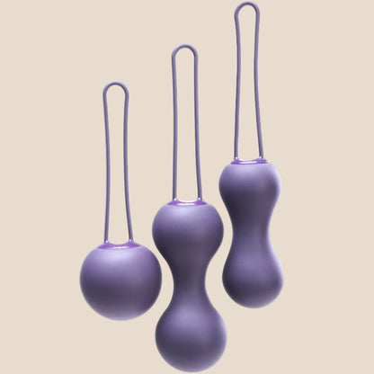 JE JOUE - BOLAS DE KEGEL AMI - ROXO-0