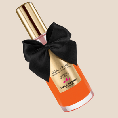 BIJOUX - ÓLEO DE MASSAGEM EFEITO CALOR AROMA DE MORANGO-2