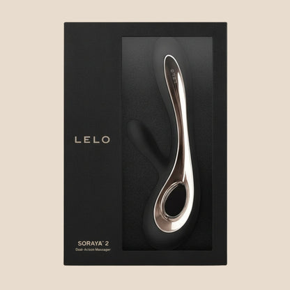 LELO - VIBRADOR SORAYA 2 COELHO PRETO-2