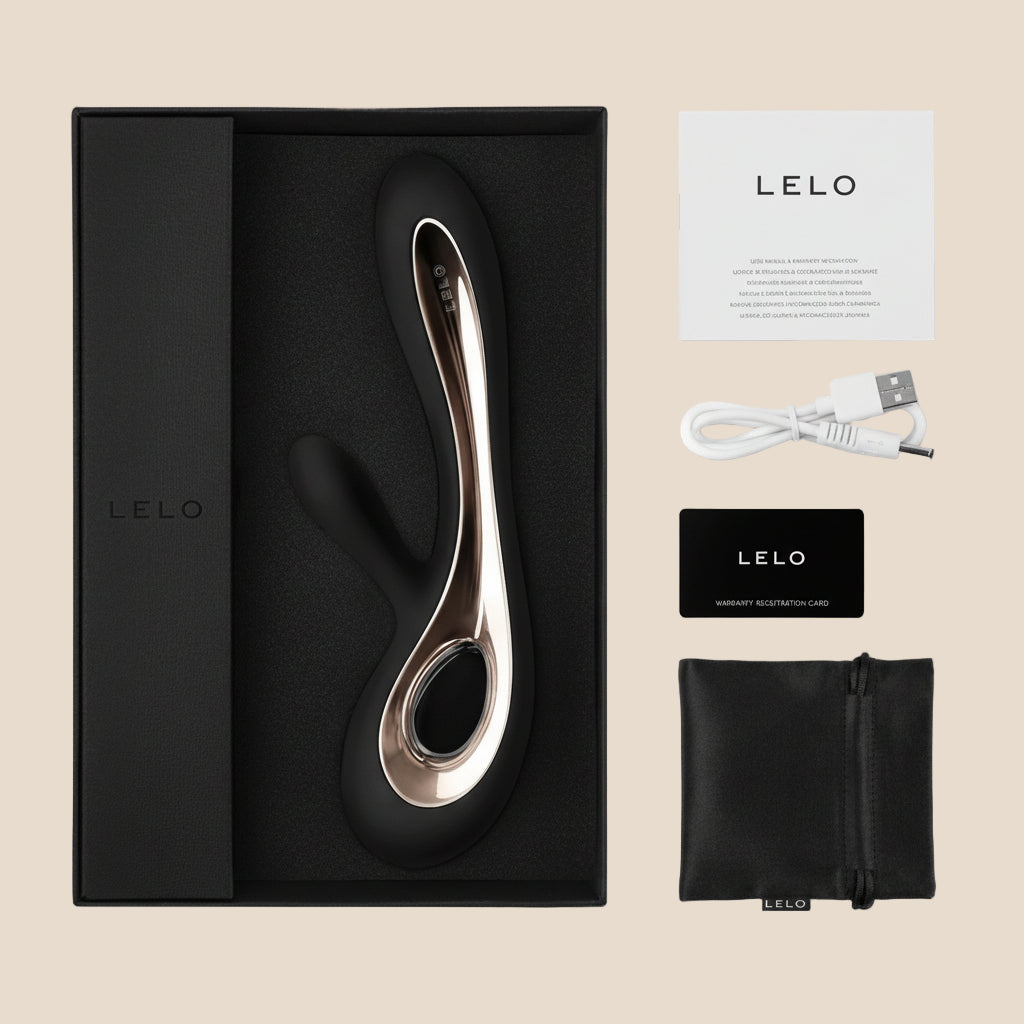 LELO - VIBRADOR SORAYA 2 COELHO PRETO-1