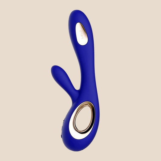 LELO - SORAYA WAVE VIBRADOR COELHO MEIA NOITE AZUL-1