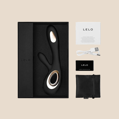 LELO - SORAYA WAVE VIBRADOR COELHO PRETO-3