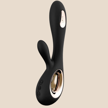 LELO - SORAYA WAVE VIBRADOR COELHO PRETO-0