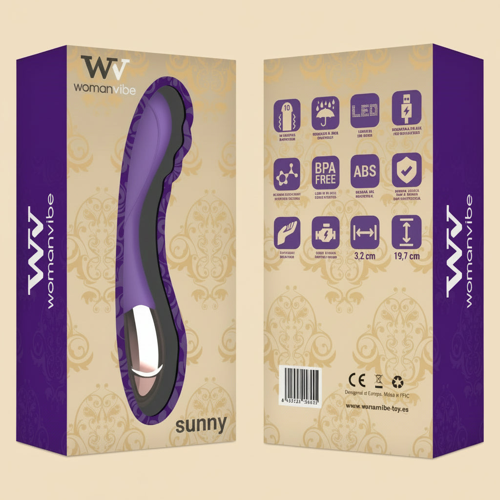 WOMANVIBE - SUNNY SILICONE VIBRADOR RECARREGÁVEL-1